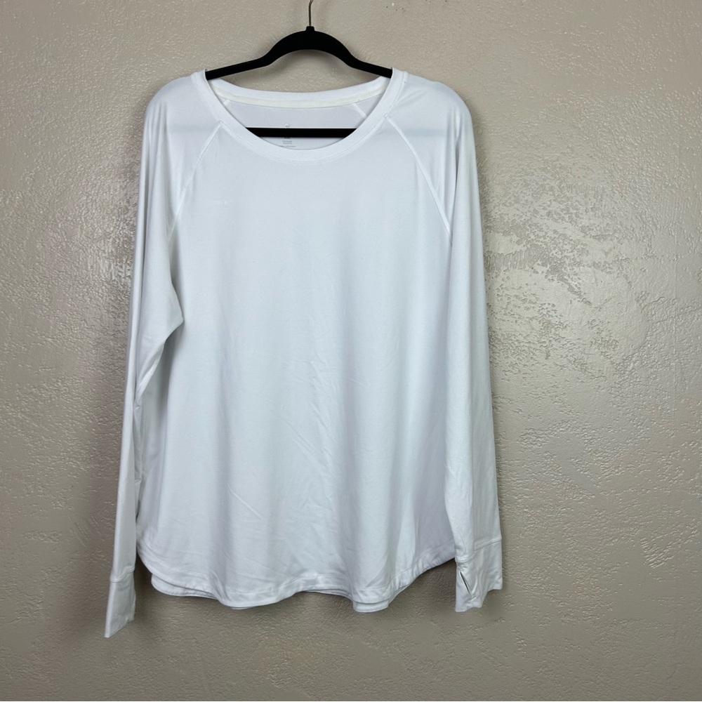 Apana Women's Classic White Long Sleeve Top